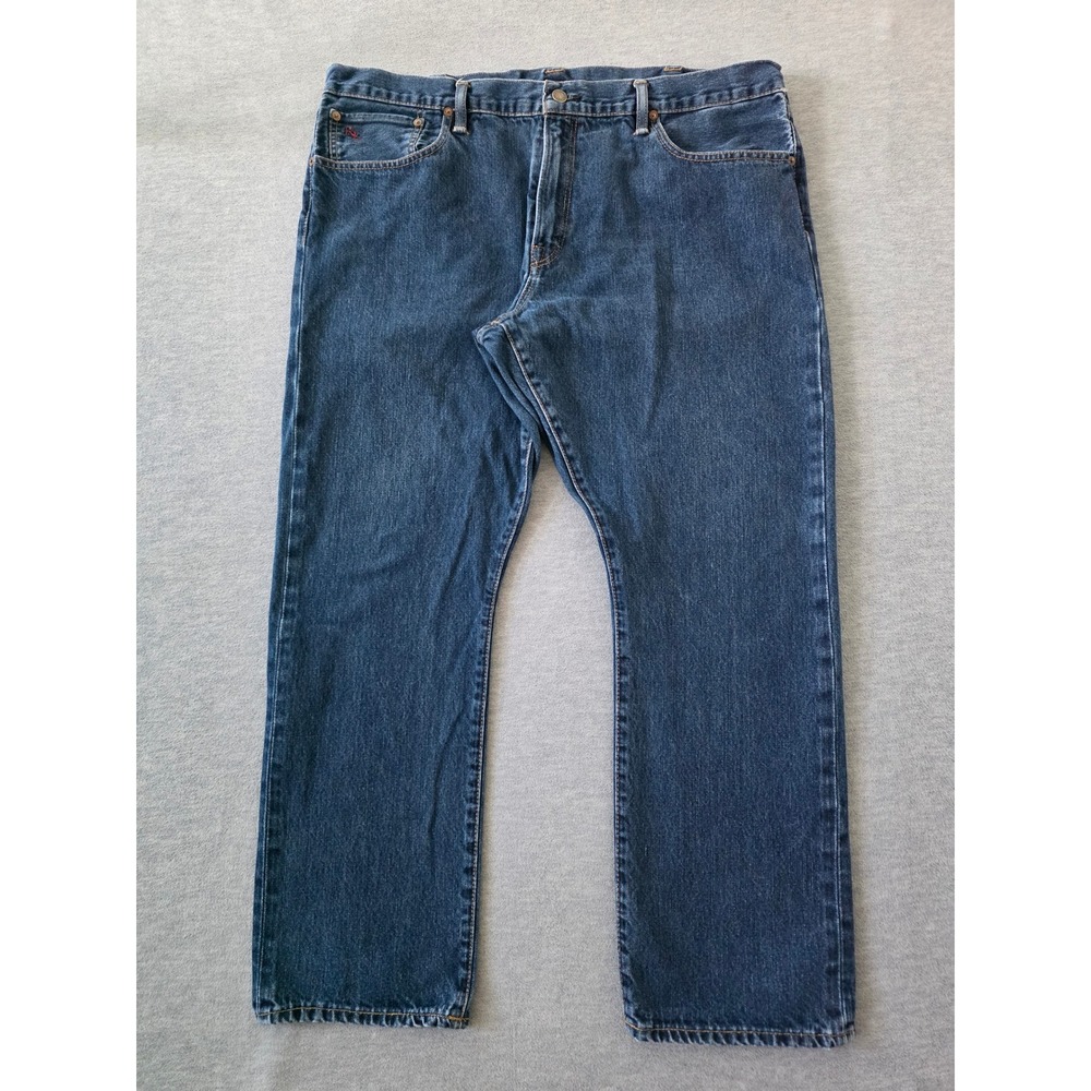 Polo Ralph Lauren Authentic Dungarees Mens 40x30 Blue Medium Wash Straight Jeans